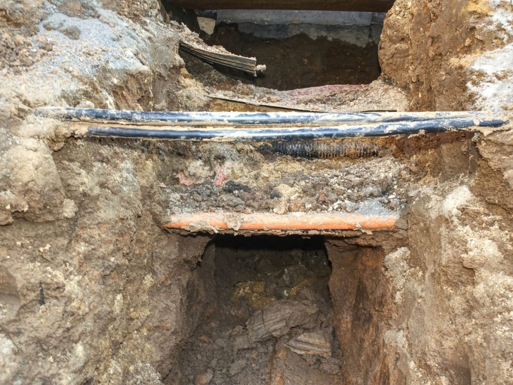 buried underground cables